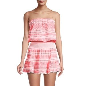 NWT Ramy Brook Josefa Smocked Mini Dress